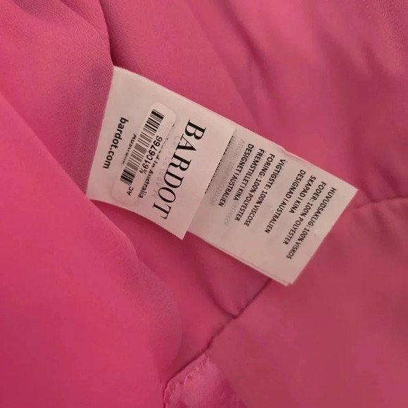 Bardot Louise Tie Top Vint Pink - Picture 9 of 11